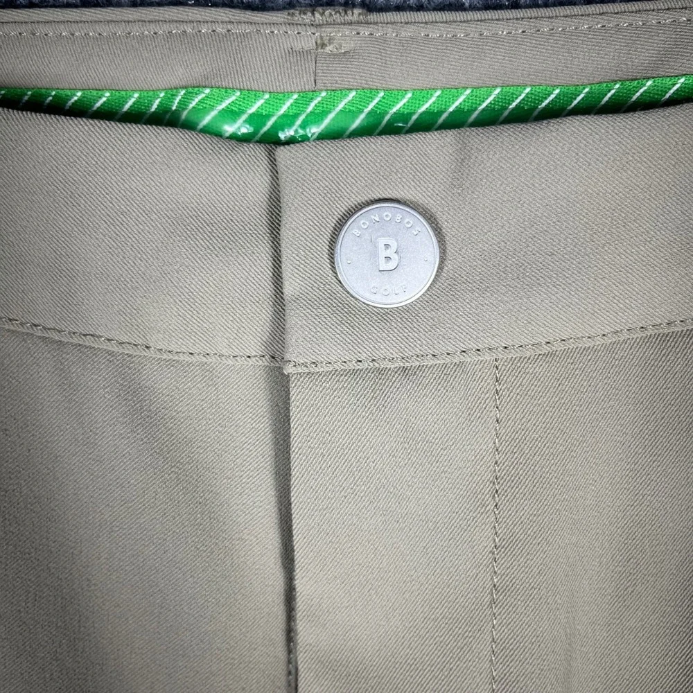 Bonobos Golf Pants Mens 34x30 Khaki Tan Performance Stretch‎ Technical Trousers